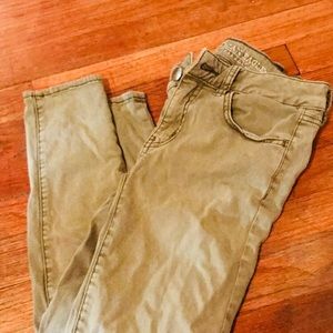 Olive green “jeans”